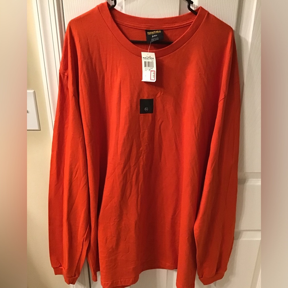 Vintage Y2K Nautica Competition Long Sleeve Tee XXL Deadstock w/Tags USA Made